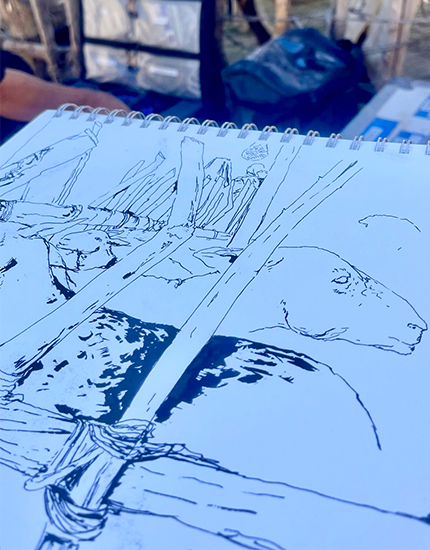 One of Stephen's drawins from The Chosen.