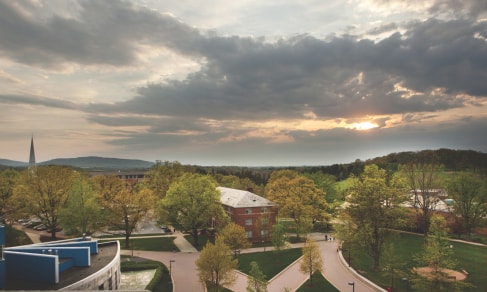 Picture of campus from above