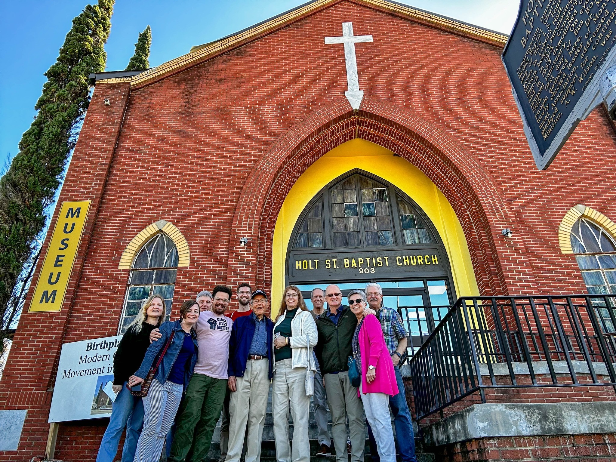 Photo of attendees of Civil Rights Tour
