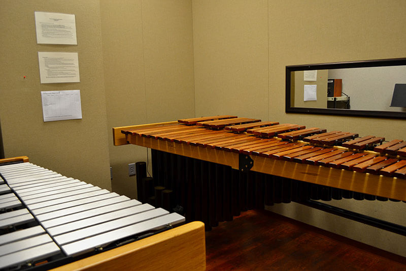 Percussion Practice room
