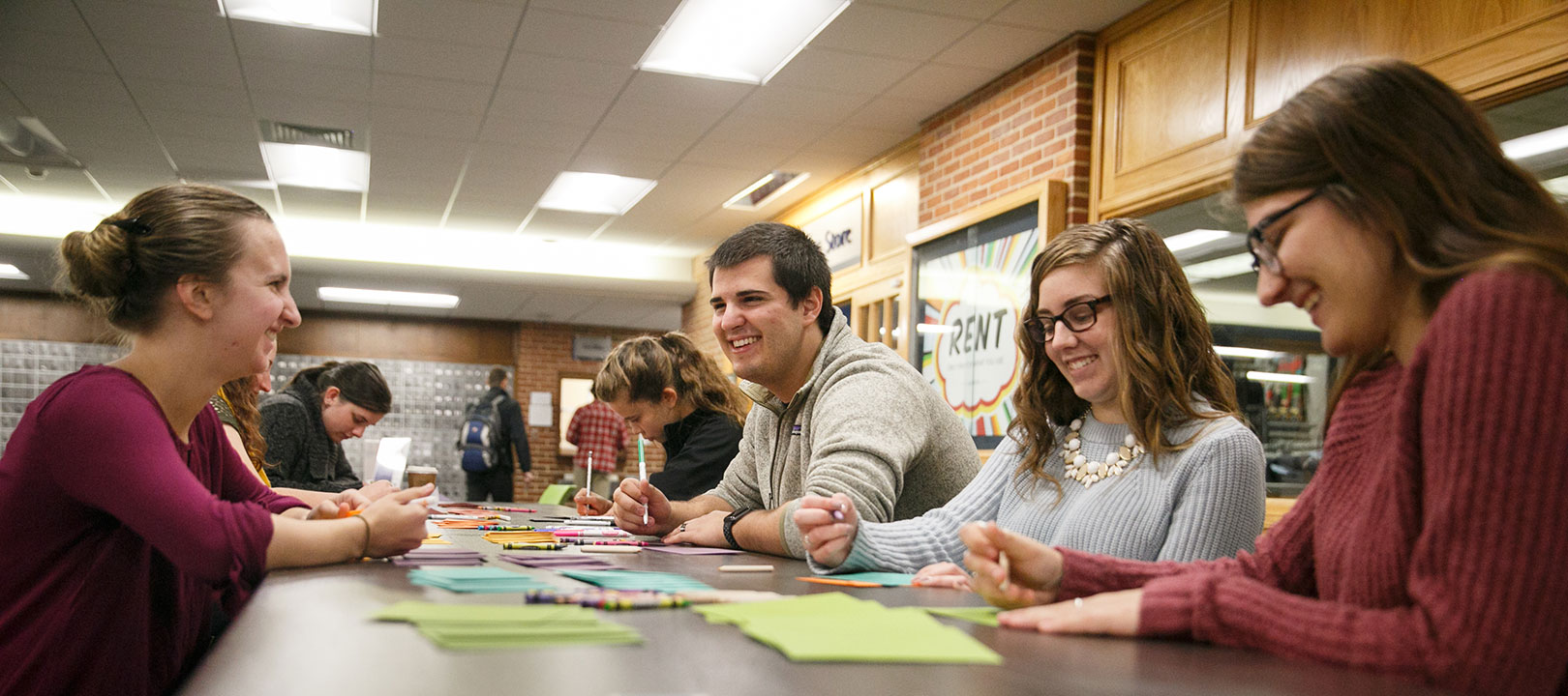 Department of Human Development and Family Science students sitting in Eisenhower.jpg