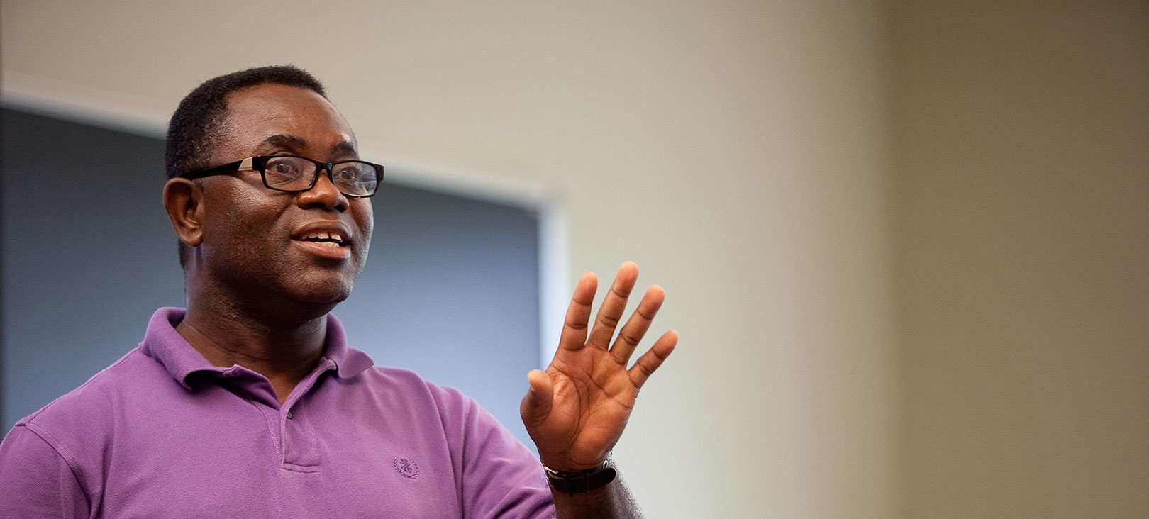Graduate Programs: Education An african american professor giving a lecture in class.jpg
