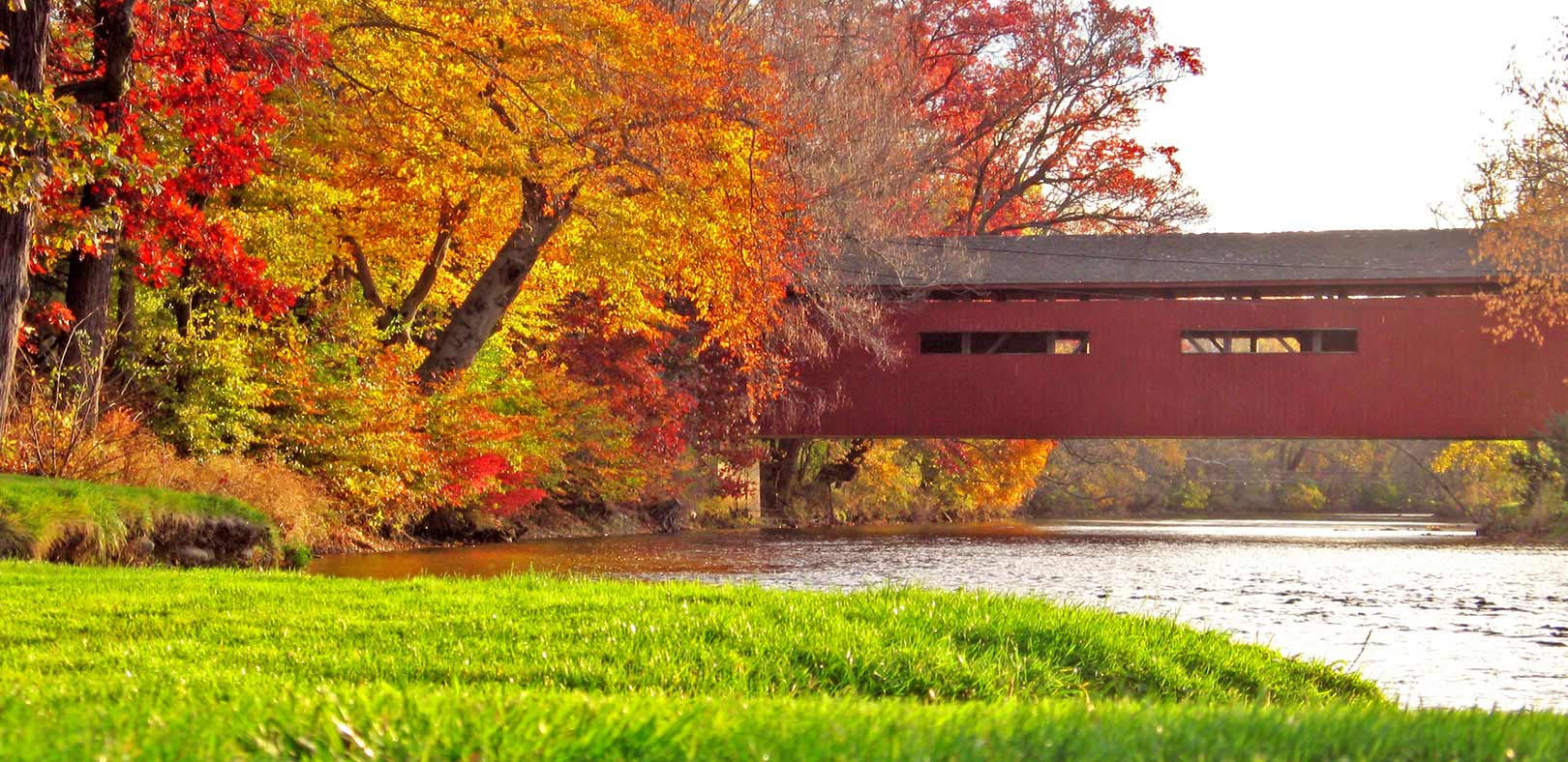 The Bridge Center for continuing education covered bridge fall.jpg