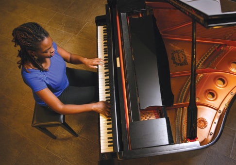 piano playing image