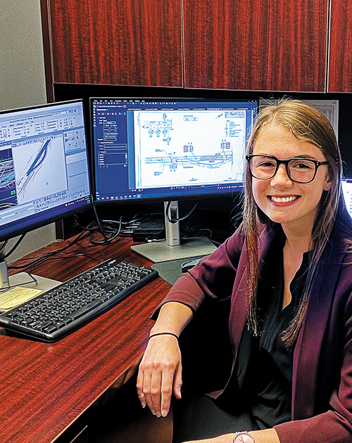 Engineering alum wraps project in Zambia, begins road design career