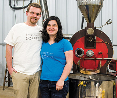 Kitty Town Coffee, a specialty coffee roasting company in Lebanon, Pennsylvania.