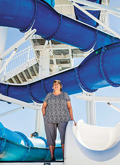 Tonya Brown at the Mechanicsburg pool