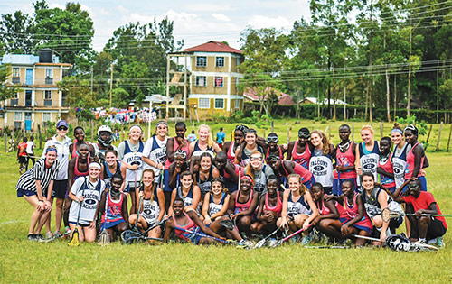 Falcons serve through aroma