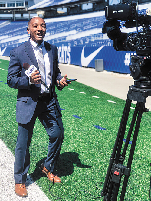 Former athlete maintains passion for sports as anchor