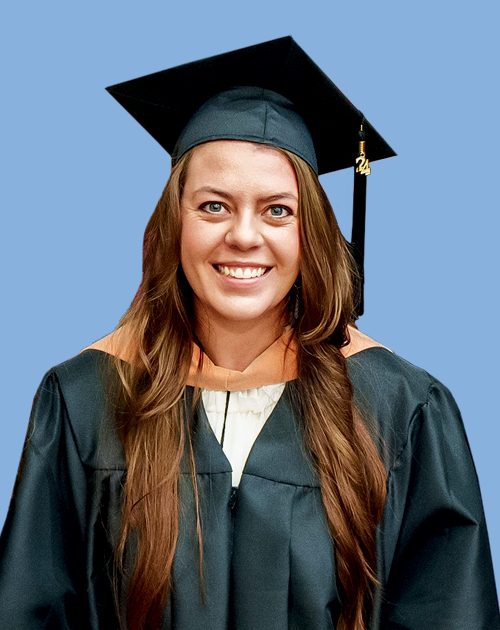 Sarah Newton-Jones at Graduate Commencement