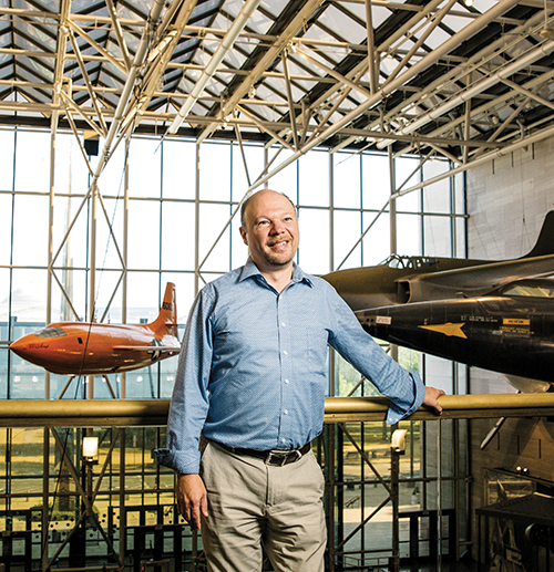 TIm Groves works as chief of learning at national air and space museum story