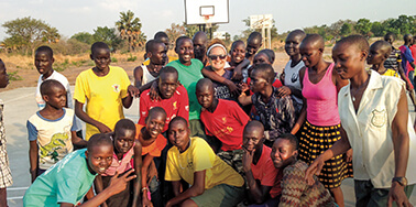 Messiah nurse volunteers in South Sudan