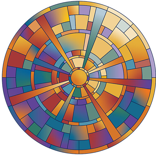 Stained glass metaphor