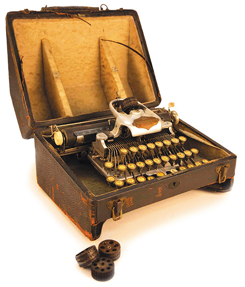 Missionary’s typewriter documented BIC history