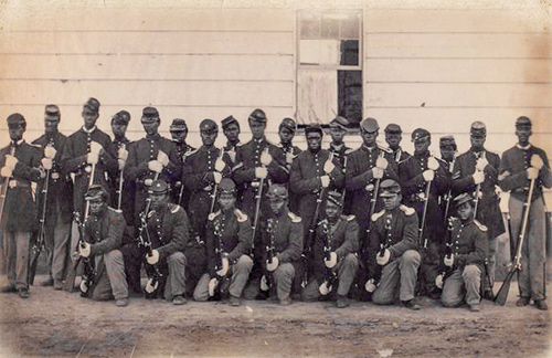 Historic image of the United State Colored Troops