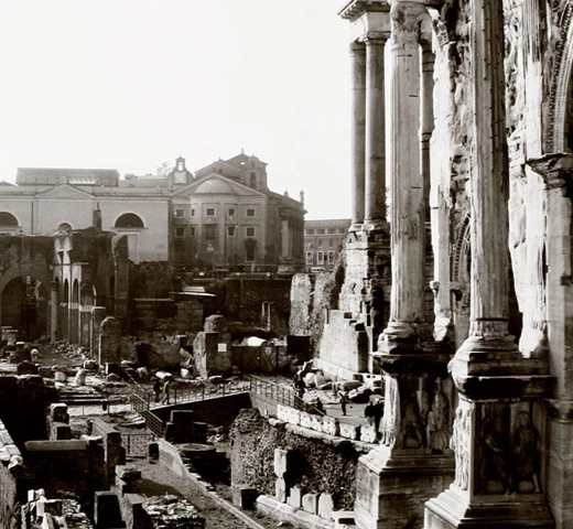 Ruins of an old city