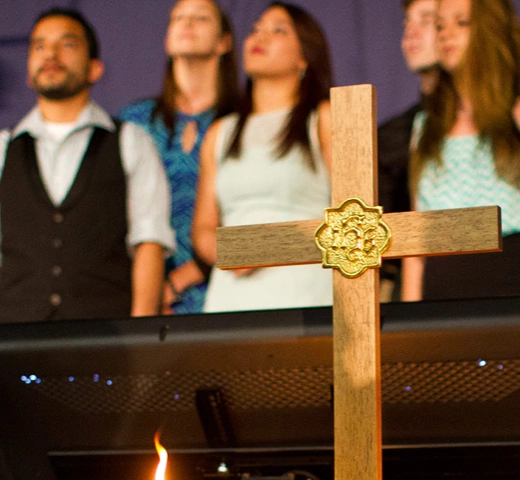 cross in a church 
