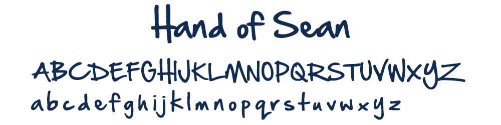Hand of Sean Font